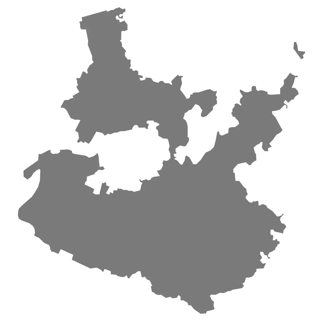 Karte des Rhein Neckar Kreises